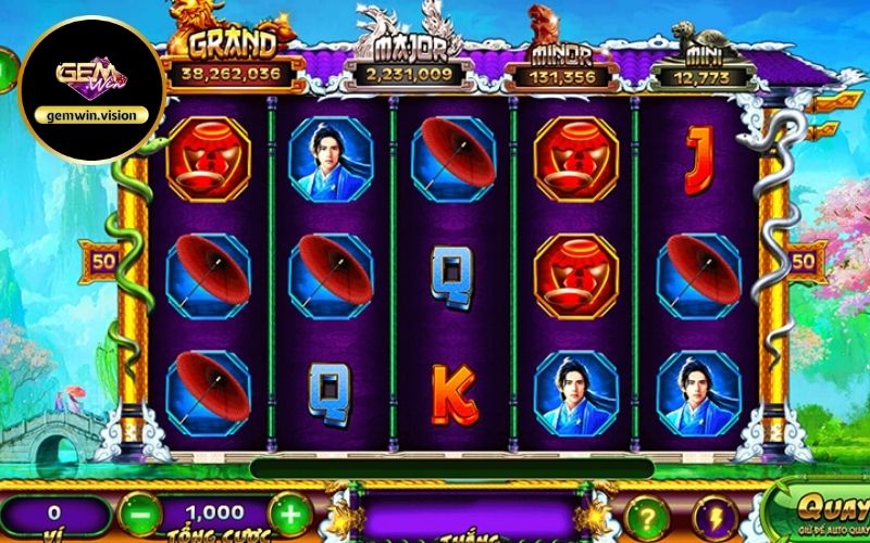 Quay hũ Thanh xà bạch xà Gemwin