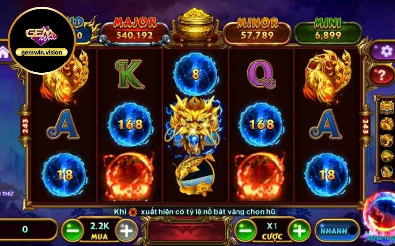 nổ hũ Kho báu Tứ Linh Gemwin