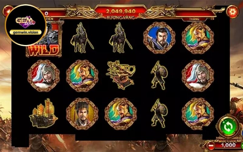 Nổ hũ Tam Quốc Tranh Hùng Gemwin